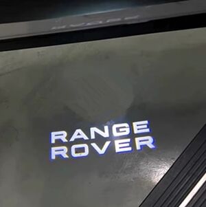2 Range Rover car door projector logo ghost lights